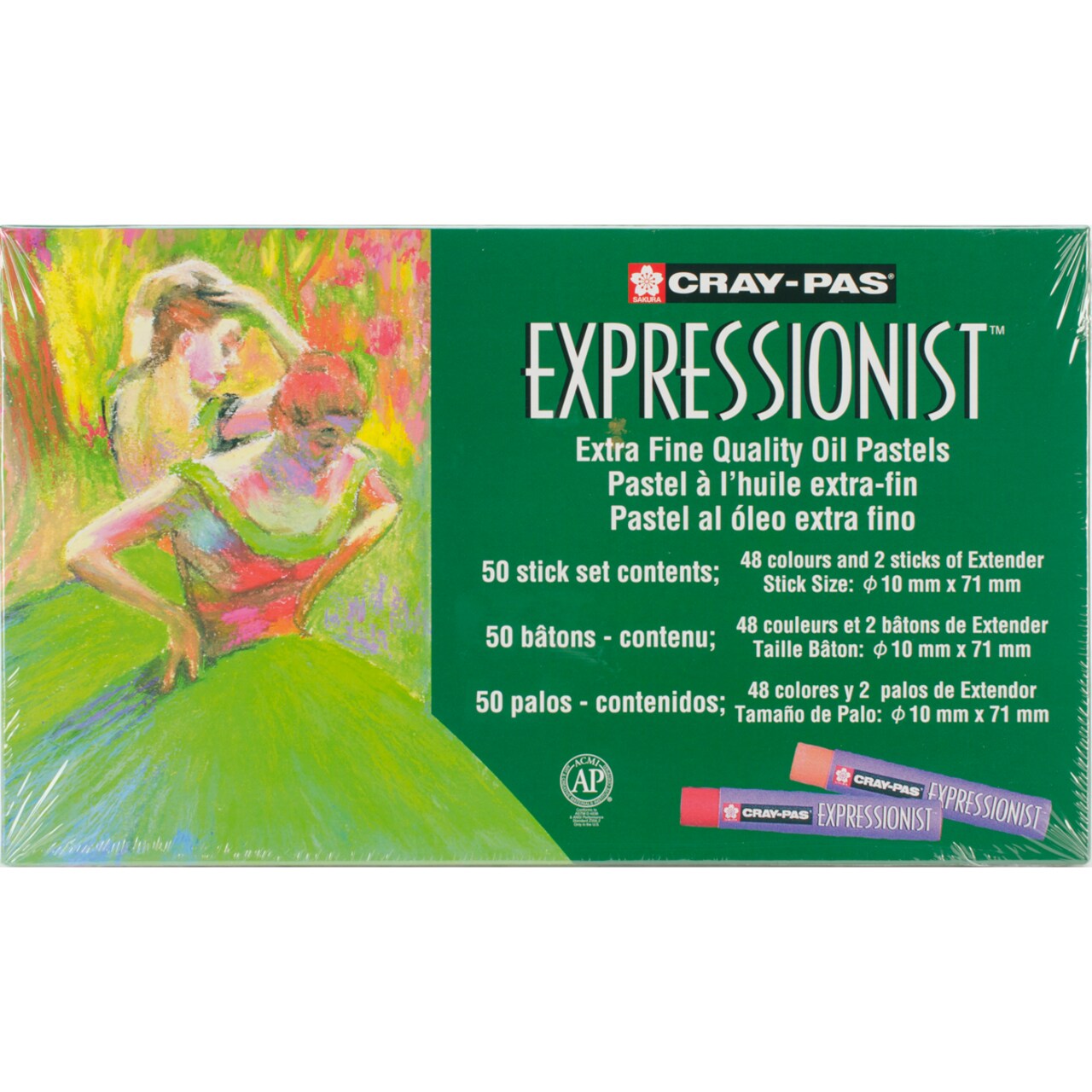 Sakura Cray-Pas Expressionist Oil Pastels 50/Pkg-Assorted Colors